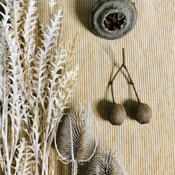 Select your material and a wreath base